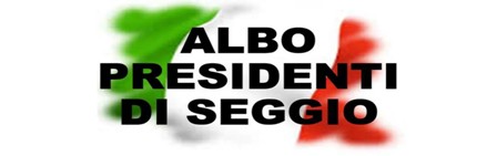 Aggiornamento dell’albo dei Presidenti di seggio elettorale
